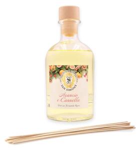 Difuzor de parfum cu bețișoare San Simone ARANCIO CANNELLA 250 ml