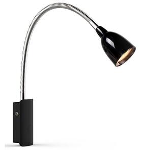 Lampă LED de perete Markslöjd 105940 TULIP LED/2,5W/230V neagră