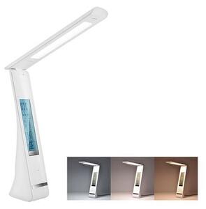Lampă de masă LED dimabilă multifuncțională LED/5W/USB albă Solight WO58-W