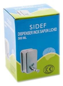 Dispenser inox sapun lichid 500ml Sidef