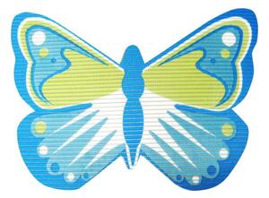Covoras baie din spuma poliuretanica, Butterfly Albastru