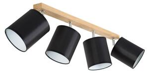 Spot de perete APRILLIA 4xE27/25W/230V negru stejar Spot-Light 56746474