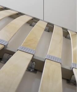 Pat rabatabil pe perete, cu mecanism pneumatic si somiera inclusa, Bed Concept Vertical Stejar Artisan, 200 x 180 cm
