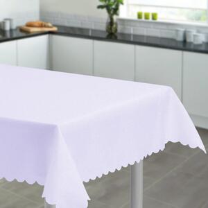 Goldea față de masă din teflon - albă cu nuanță violet 120 x 200 cm