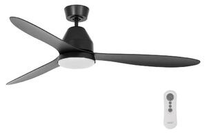 Ventilator de tavan WHITEHAVEN 1xGX53/18W/230V negru Lucci Air 213044 + telecomandă