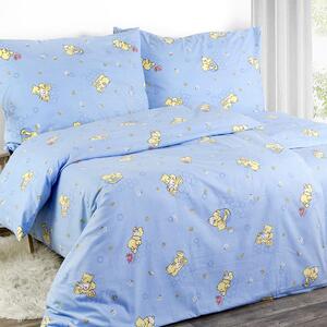 Goldea lenjerie de pat din flanel pentru copii - model 319 140 x 200 și 70 x 90 cm