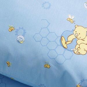 Goldea lenjerie de pat din flanel pentru copii - model 319 140 x 200 și 70 x 90 cm