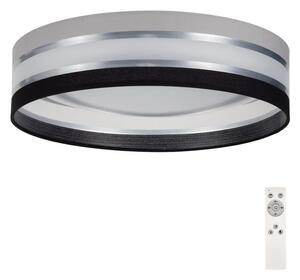 Plafonieră LED dimabilă SMART CORAL LED/24W/230V neagră/gri + telecomandă