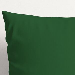 Goldea față de pernă din bumbac - verde închis 40 x 60 cm