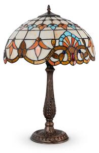 Brilagi - Lampă de masă în stil Tiffany cu vitralii MIRABELLA 2xE27/60W/230V