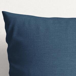 Goldea față de pernă decorativă loneta - gri-albastru 30 x 50 cm