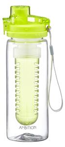 Sticla apa cu infuzor 700ml, verde, Summer