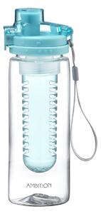 Sticla apa cu infuzor 700ml, turcoaz, Summer