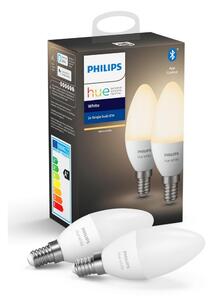 SET 2x LED Bec dimmabil Philips Hue WHITE E14/5,5W/230V 2700K