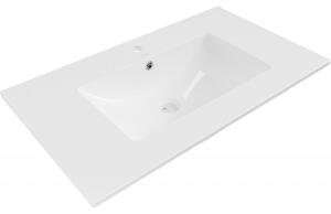 Mexen Atena, chiuveta blat 81 x 46 cm, alb lucios, 25018000