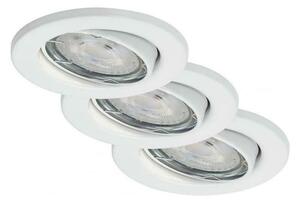 SET 3x corp de iluminat LED pentru baie dimabil 1xGU10/5W/230V IP23 Briloner 7149-036