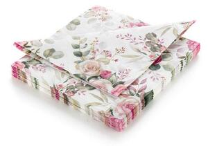 Banquet Șervețele de hârtie Pink Rose 33 x 33 cm,20 buc