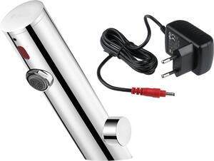 Deante Sense, baterie lavoar fără atingere cu control al temperaturii, 230/6 V, oțel, BQR_P29V