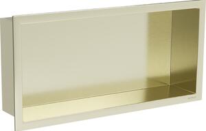 Mexen X-Wall-R raft nișă cu flanșă 45 x 20 cm, auriu periat - 1950452010