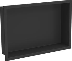 Mexen X-Wall-R poliță de nișă cu flanșă 45 x 30 cm, neagră - 1970453010