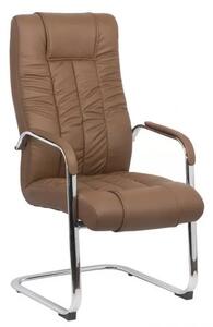 Scaun de conferinta OMAN piele ecologica, Wenge