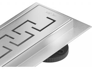 Mexen Flat 360° M15 scurgător liniar rotativ 50 cm, inox - 1024050-40