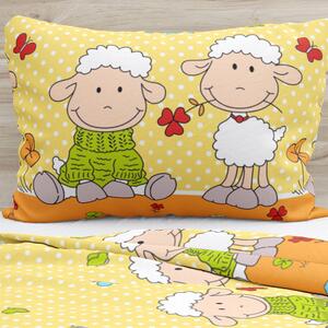 Goldea lenjerie de pat din bumbac pentru copii - model 608 140 x 200 și 70 x 90 cm