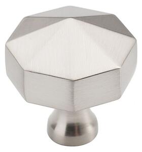 Buton mobila OCTAGON 27x28 mm, inox