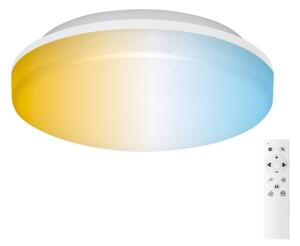 Aigostar - Plafonieră LED pentru baie LED/24W/230V 3000K-6500K IP54 + telecomandă