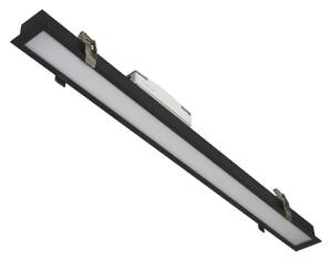 Plafonieră LED REDOM LED/24W/230V 4000K 60 cm neagră