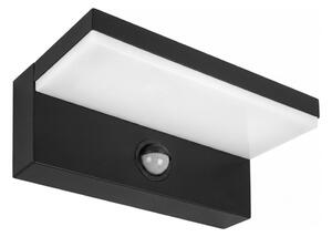Lampă de perete LED de exterior cu senzor NOLA LED/12W/230V IP65 neagră