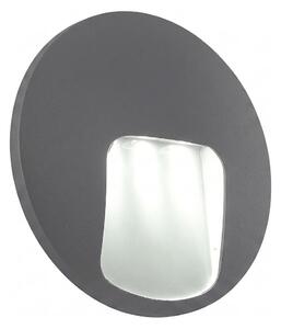 Aplică LED de perete pentru exterior DACU, 3W, 230V, IP54, gri