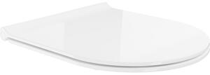Mexen capac de toaletă cu cădere lentă slim, duroplast, alb lucios - 39050100