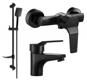Mexen Caro Set de duș DF62, negru - 746604DF62-70
