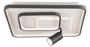 BRILAGI - Plafonieră LED dimabilă UNITY LED/75W/230V + 1xGU10/3W alb/negru + telecomandă