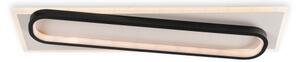 BRILAGI - Plafonieră LED dimabilă OUTLINE LED/52W/230V 15x60 cm alb/negru + telecomandă