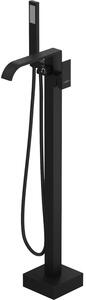 Mexen Lava baterie cadă freestanding, neagră - 752433-70