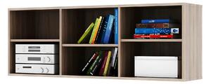 Biblioteca DUNAJ TIPUL12, stejar sonoma, PAL melaminat, 135x32x49 cm