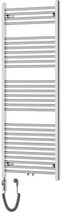 Mexen Mars, element electric de încălzire 1500x600 mm + tijă de încălzire 600 W, crom, W110-1500-600-2600-01