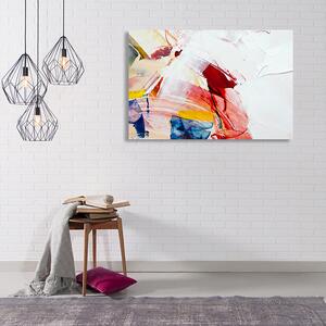 Tablou decorativ canvas design abstract cu alb 50×70 cm