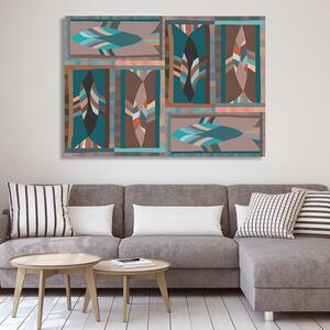 Tablou Decorativ Canvas Design Peste Colorat 40×60 cm