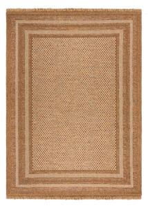Covor pentru exterior și interior în culoare naturală 120x170 cm Layla Border – Flair Rugs