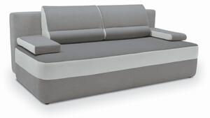 Canapea pentru dormitor silver Juno IV Lux, 208X106X89 CM