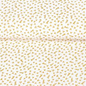 Goldea țesătură simona 100% bumbac - flori mici galbene 145 cm