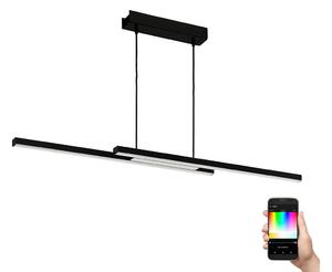 Lustră LED RGBW dimabilă pe cablu FRAIOLI-Z LED/32W/230V negru Eglo 900081