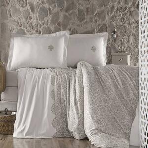 Set Lenjerie de pat ranforce, doua persoane, bumbac 100% (tiera v1)