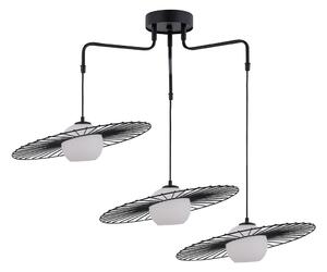 Lustră pe cablu SOL 3xE27/60W/230V neagră