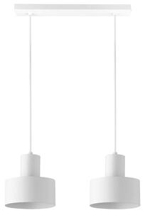 Lustră pe cablu RIF 2xE27/60W/230V albă