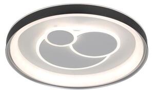 ITALUX PLF-54205-BK-WH - Plafonieră LED reglabilă FLORINA LED/46W/230V neagră +telecomandă