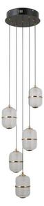 ITALUX PND-34375-5-BK - Lustră LED pe cablu ALANI 5xLED/5,6W/230V 3000K neagră